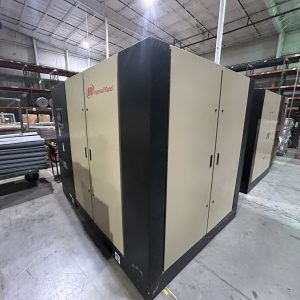 Two, 200 HP Ingersoll Rand Air Compressors (YOM 2021) with Receiver Tank, WS2851